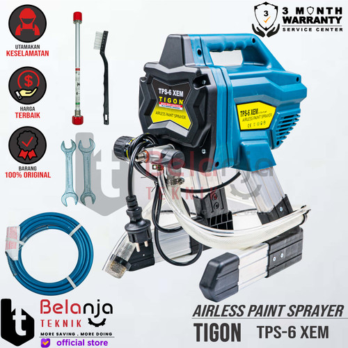 [EZM.3502852] Tigon Airles Paint Sprayer TPS-6XEM Mesin Cat Tembok 650 Watt TPS 6XEM