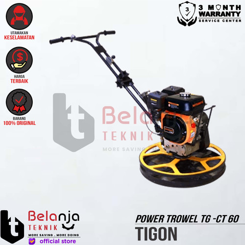 [EZM.3502860] Tigon Power Trowel Helikopter TGCT602 dan Engine Matsumoto GX220 7 HP