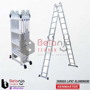 [EZM.3502894] KENMASTER Tangga Lipat Aluminium Multifungsi KM-406 6.8 METER 4X6