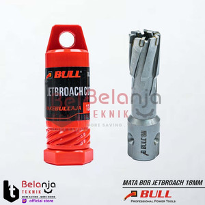 [EZM.3502961] Bull Mata Bor Besi Magnet TCT 18 X 35 MM Jetbroach Annular Cutter 18MM
