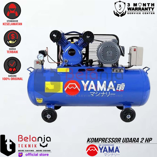 [EZM.3502971] Yama EVO Air Compressor 2 HP Unloaded Kompressor Udara Unit Only 2HP
