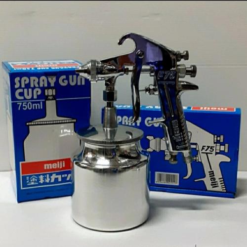 [EZM.3503046] Spray Gun Meiji F 75 Tabung Bawah Spraygun F75 Spit Cat Meiji F75