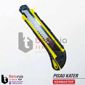 [EZM.3503064] KENMASTER Cutter Pemotong Kertas Pisau Cutter Kater