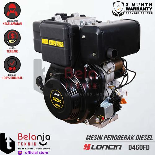 [EZM.3503200] Loncin Mesin Penggerak Diesel D 460 FD 10 HP Engine Serbaguna D460FD