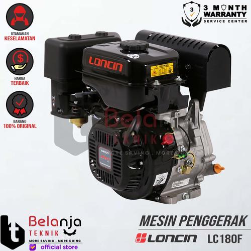 [EZM.3503209] Loncin Mesin Penggerak Bensin LC 180 F 10 HP Engine Serbaguna LC180F