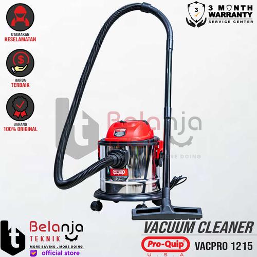 [EZM.3503251] Proquip Vacuum Cleaner Penyedot Debu Vacpro 1215 Basah Kering 15 Liter 15L