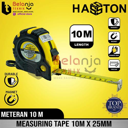 [EZM.3503286] HASSTON PROHEX Meteran 10M X 25 mm Meteran Magnet 10 Meter