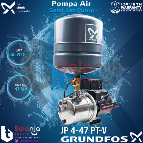 [EZM.3503348] Grundfos Mesin Pompa Sumur Dangkal Semi Jet JP 4-47 PT-V Stainless