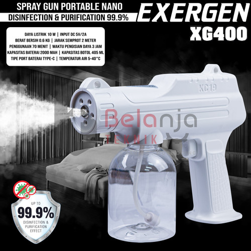 [EZM.3503388] Exergen Spraygun Nano Portable Fogging Uap XG400 Mesin Semprot XG 400