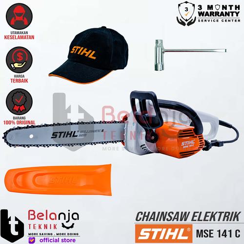 [EZM.3503405] STIHL Electric Chainsaw MSE-141C-Q 16" Mesin Potong Kayu MSE141C-Q 16"