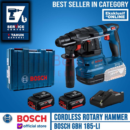 [EZM.3503497] Bosch Rotary Hammer Cordless GBH 180-Li Mesin Bor Beton Unit Only 18V