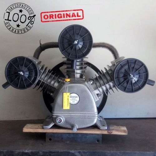 [EZM.3503503] Bison Bare Pump Compressor 5 HP 8 Bar Kepala Kompresor Angin 5HP