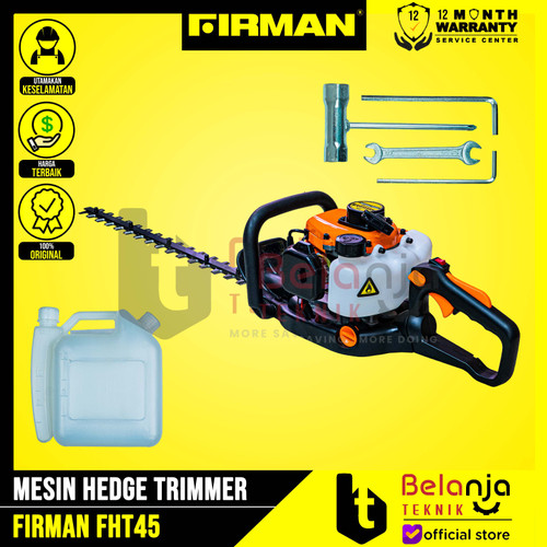 [EZM.3503548] Firman Hedge Trimmer FHT-45 2 Tak Mesin Potong Dahan Pagar FHT45