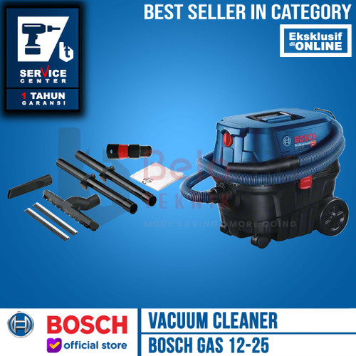 [EZM.3503556] Bosch Vacuum Cleaner Gas 12-25 25L Mesin Sedot Debu Basah Kering 1350W