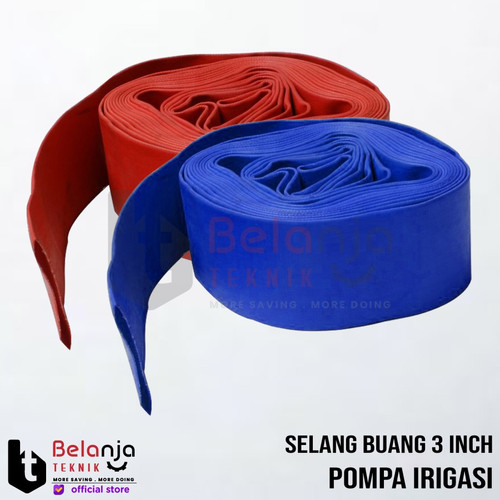 [EZM.3503569] Selang Buang Pompa Irigasi 2 Inch Selang Buang Sunny Hose 2" 50 Meter