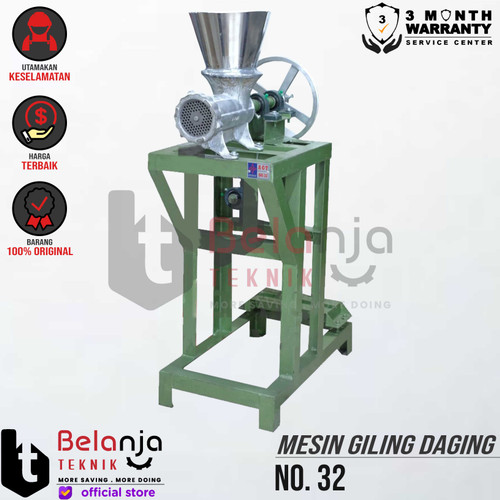 [EZM.3503610] Mesin Giling Daging Rangka No. 32 Body Only Tanpa Penggerak
