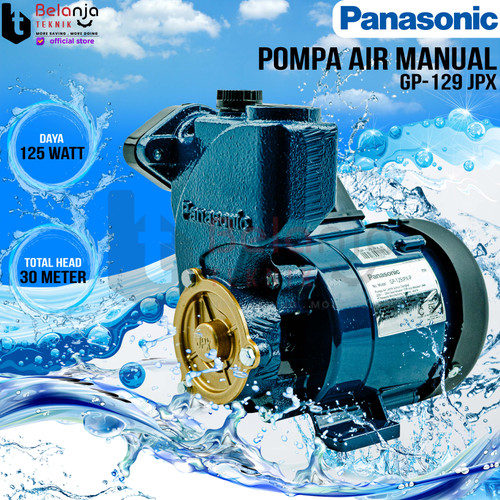 [EZM.3503615] Panasonic Pompa Air Manual GP 129 JPX 9 Meter Water Pump GP129JPX