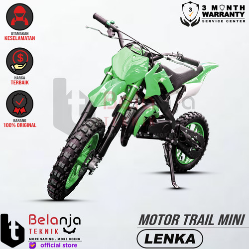 [EZM.3503757] Lenka Motor Mini Anak Trail 2 Tak Motor Cross 49 CC MC69 MC-69