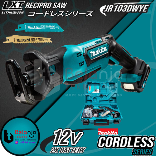 [EZM.3503761] Makita Gergaji Cordless JR 103 DWYE Recipro Sabre Saw Reciprocating