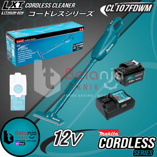 [EZM.3503878] Penghisap Debu Baterai Makita CL 107 FDWM Cordless Vacuum Cleaner 12V Potable CL107FDWM CL107