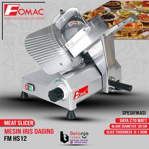[EZM.3503943] Meat Slicer Fomac FM HS12 - Mesin Iris Daging Semi Otomatis