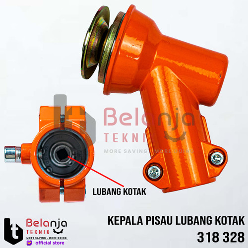 [EZM.3503982] Kepala Pisau Potong Rumput 318 328 Gear Case Assy As Segi Empat Kotak