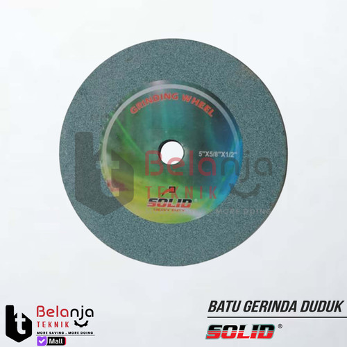[EZM.3503985] Solid Batu Gerinda Duduk 5" Inch Bench Grinder Batu Asah Poles 5 In