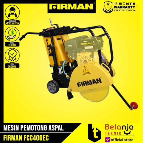 [EZM.3504039] FIRMAN Mesin Potong Aspal FCC 400 EC Concrete Cutter Body Only FCC400
