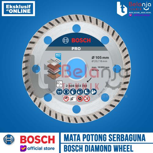 [EZM.3504057] Bosch Mata Potong Serbaguna Diamond Wheel Universal Best Series 4 Inch