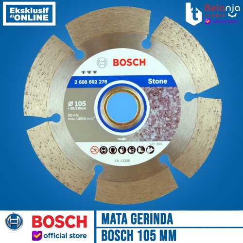 [EZM.3504059] Bosch Mata Potong Batu Diamond Wheel Stone 105 MM Best Series 4 Inch