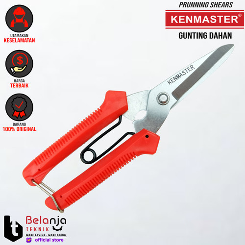 [EZM.3504064] Kenmaster Gunting Potong Dahan Ranting Tanaman Stek Lurus Multifungsi