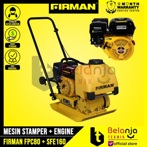 [EZM.3504081] Firman Mesin Stamper kodok FPC 80 EC + Firman Mesin Penggerak SFE 160