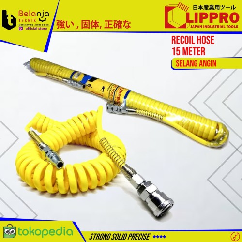 [EZM.3504166] Lippro Selang Angin Kompresor Air Hose 15M Selang Hose Recoil 15 Meter