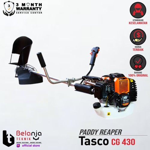 [EZM.3504179] TASCO Mesin Pemotong Padi CG 430 Paddy Reaper CG430 Penuai Padai ASLI