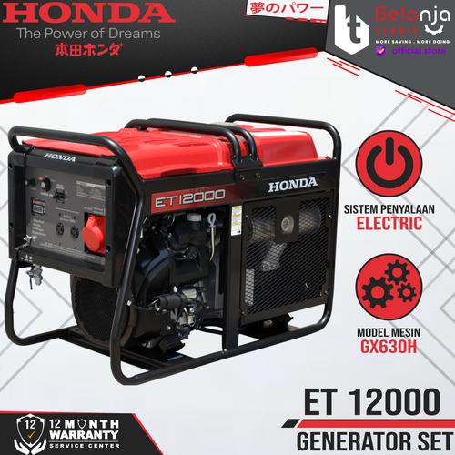 [EZM.3504182] Honda Generator Set Bensin ET 12000 9000 Watt Genset 9000W ET12000