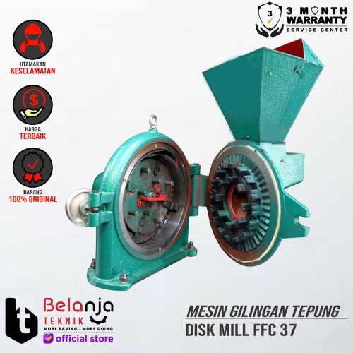 [EZM.3504414] Mesin Gilingan Tepung FFC 37 Disk Mill FFC37 15 Inch ALL BAHAN KERING