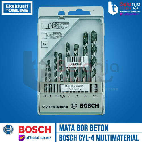 [EZM.3504443] BOSCH Mata Bor Beton Set 8 pcs CYL 4 Multi Material CYL4 Multipurpose