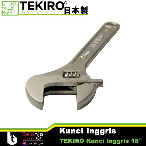 [EZM.3504520] Tekiro Kunci Inggris 18" Adjustable Wrench Tekiro 18 Inch Kunci Bago
