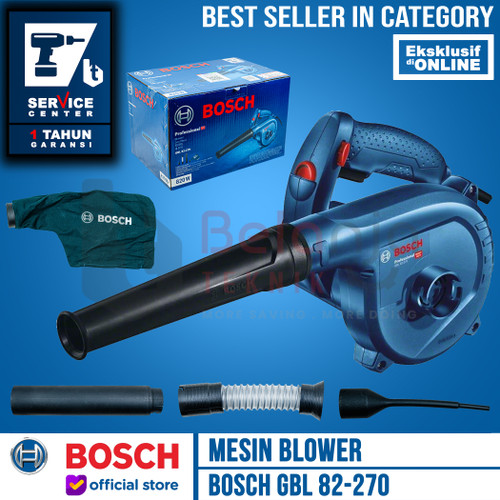 [EZM.3504642] Bosch Blower dengan Dust Extraction GBL 82-270 KIT 820 WATT