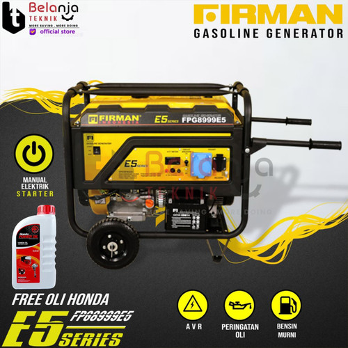 [EZM.3504685] Firman Genset FPG 8999 E5 Generator Set 6000 Watt FPG8999 E 5