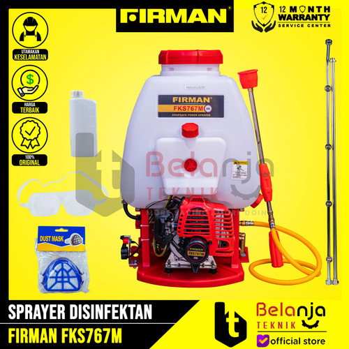 [EZM.3504695] Firman Power Sprayer FKS 769 M FKS769M - Alat Semprot Hama DESINFEKTAN 15 L