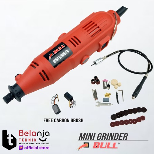 [EZM.3504707] BULL Mini Die Grinder Set 40 Pcs Tuner Drill Gerinda Bor Mini 40pcs