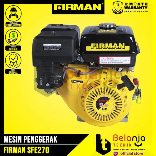 [EZM.3504755] Mesin Penggerak Firman SFE 270 9 HP Engine Bensin Serbaguna