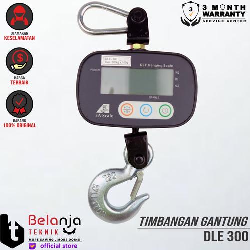 [EZM.3504762] Alat Ukur - Timbangan Gantung Digital DLE 300