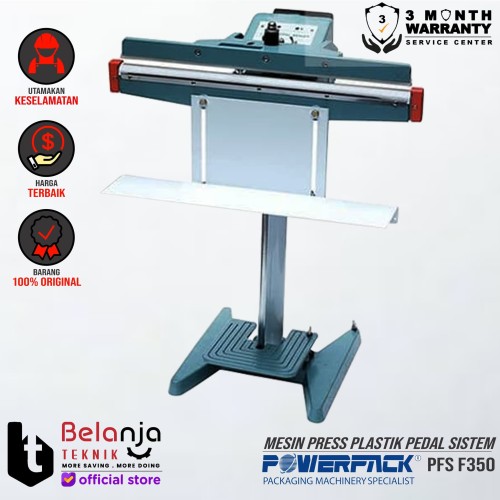 [EZM.3504783] Powerpack Mesin Press Plastik Pedal Sistem PFS F350 Sealer PFS F 350