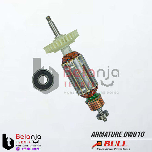 [EZM.3504824] Armature BULL DW810 - Sparepart Mesin Gerinda Tangan - Rotor Angker
