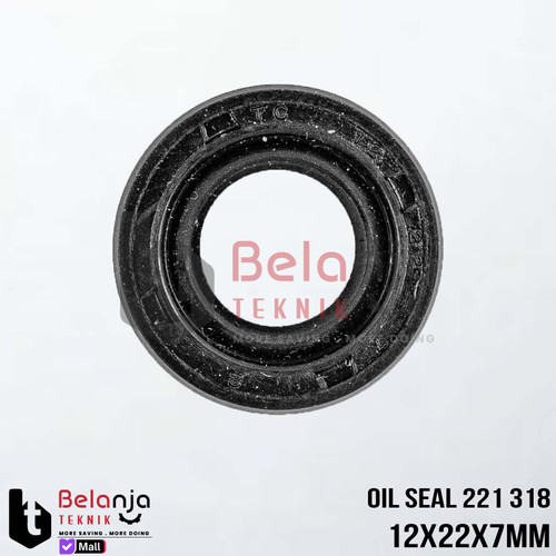 [EZM.3504858] Oil Seal 221 318 12x22x7mm Per Pcs - Sparepart Mesin Potong Rumput