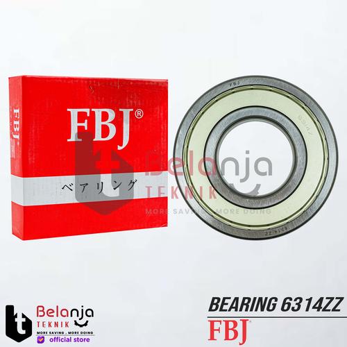 [EZM.3505042] FBJ Bearing 6314ZZ Laher Ball Bearing Roda Bearing 6314 ZZ