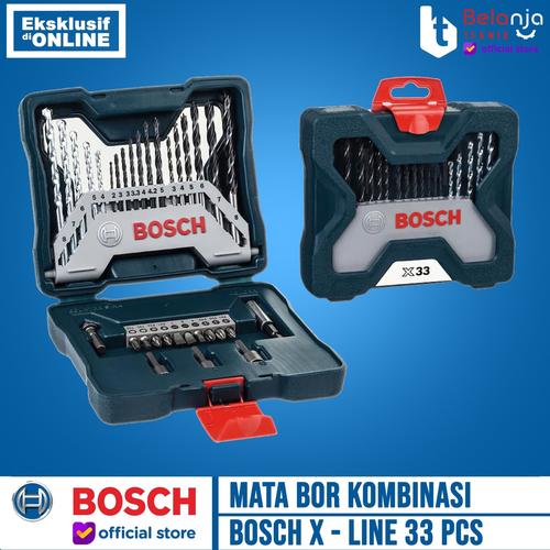 [EZM.3505066] Mata Bor Kombinasi X-line Set 33 pcs Bosch