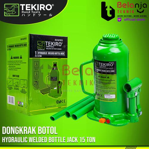 [EZM.3505126] Tekiro Dongkrak Botol 15 Ton Alat Bengkel Perkakas Hydraulic